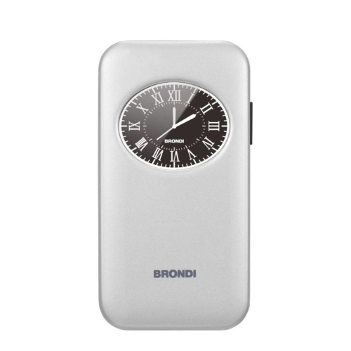 BRONDI WINDOW 2 DUAL SIM 2" CLAMSHELL FLIP ATTIVO FOTOCAMERA RADIO FM TASTI RETROILLUMINATI ITALIA SILVER METAL